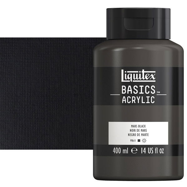 Liquitex Basics Acrylic 400ml Mars Black - (200029915)