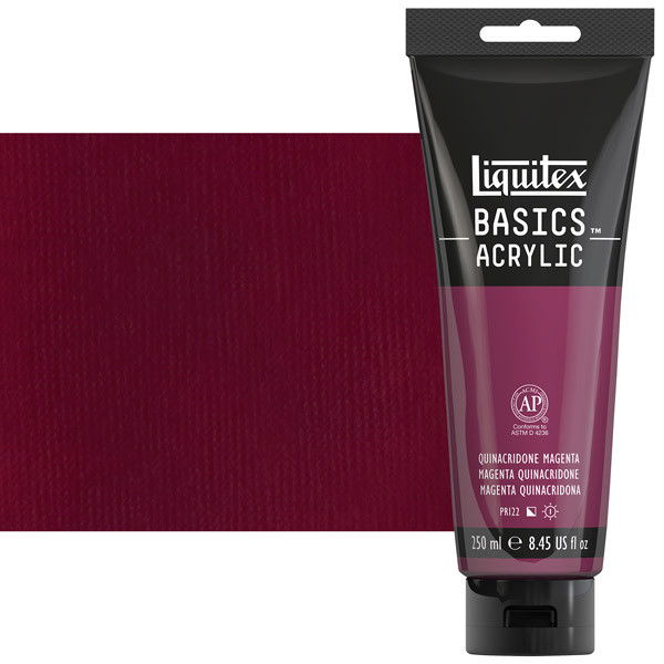 Liquitex Basics 250ml Tube Quinacridone Magenta - (77811)