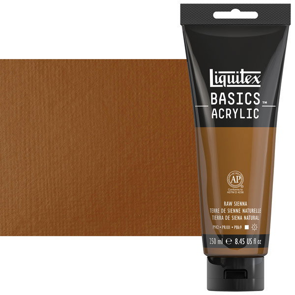 Liquitex Basics 250ml Tube Raw Sienna - (77812)