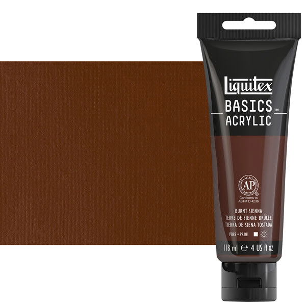 Liquitex Basics 4oz Burnt Sienna - (49431)