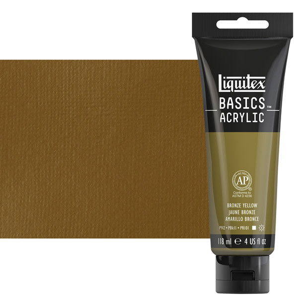 Liquitex Basics 4oz Bronze Yellow - (77783)