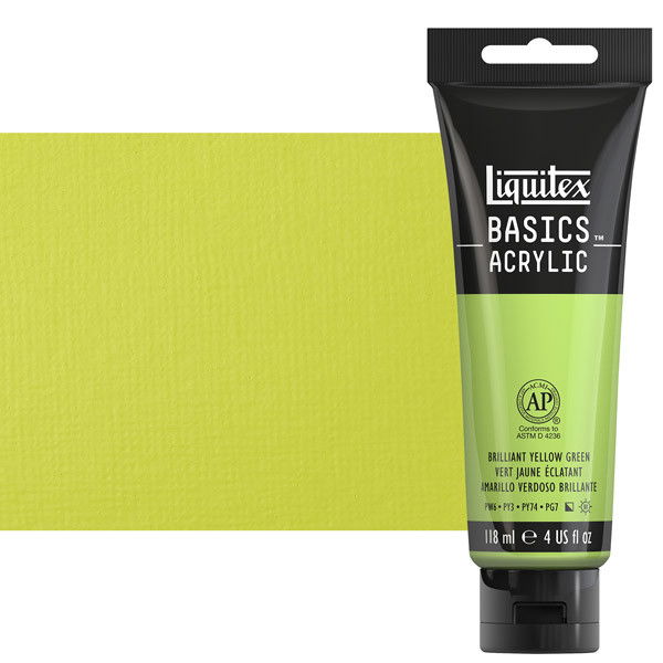 Liquitex Basics 4oz Brilliant Yellow Green - (77781)