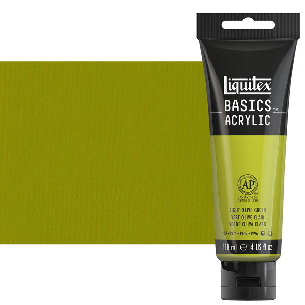 Liquitex Basics 4oz Light Olive Green - (200029886)
