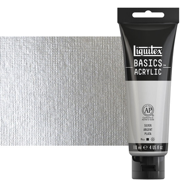 Liquitex Basics 4oz Iridescent Silver - (51952)