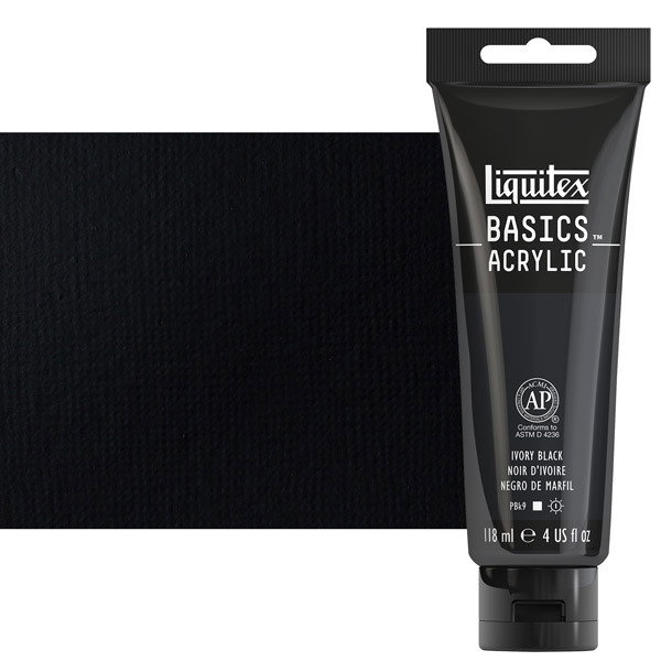 Liquitex Basics 4oz Ivory Black - (62203)