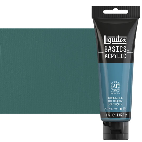 Liquitex Basics 4oz Turquoise Blue - (200029897)