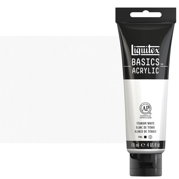 Liquitex Basics 4oz Titanium White - (49450)