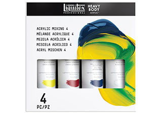 Liquitex Heavy Body 2oz Mixing Set of 4 Tubes
