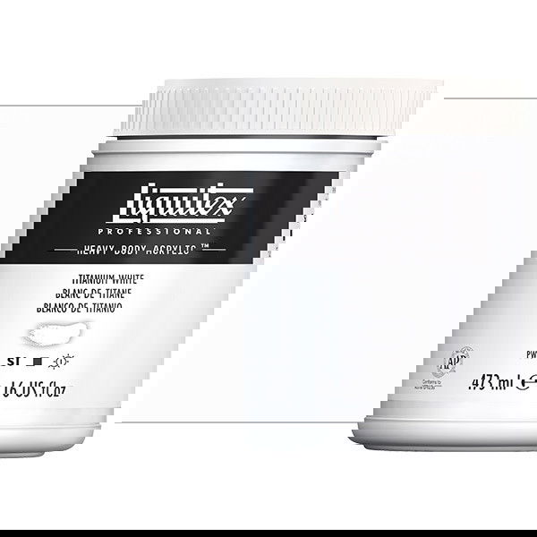 Liquitex Heavy Body 16oz Titanium White - (69398)