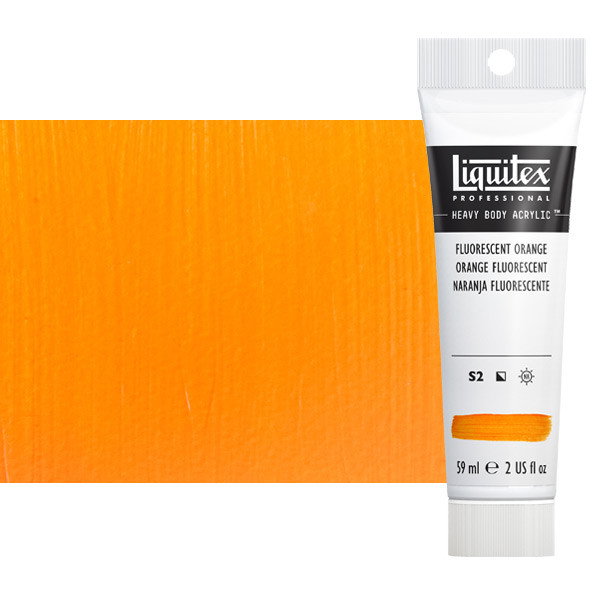 Liquitex Heavy Body 2oz Fluroescent Orange - (200036784)