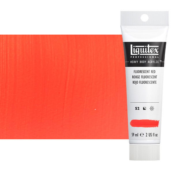 Liquitex Heavy Body 2oz Fluroescent Red - (200036786)