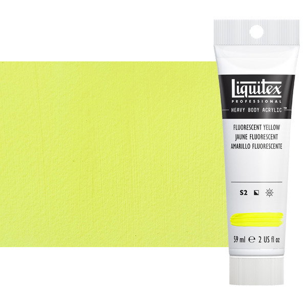 Liquitex Heavy Body 2oz Fluroescent Yellow - (200036787)