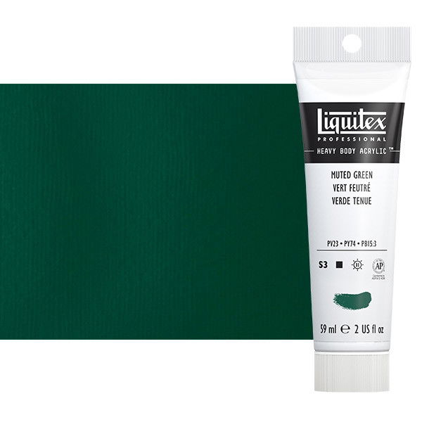 Liquitex Heavy Body 2oz Tube Muted Green - (200024743)