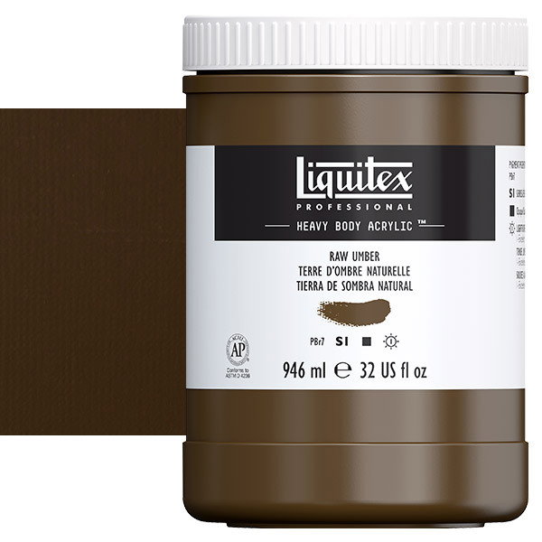 Liquitex Heavy Body 32oz Raw Umber - (74750)