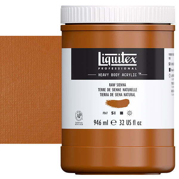 Liquitex Heavy Body 32oz Raw Sienna - (74749)