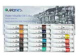 Marie's Water Mixable Oil Color Set of 18 Colors 12 ml Tubes