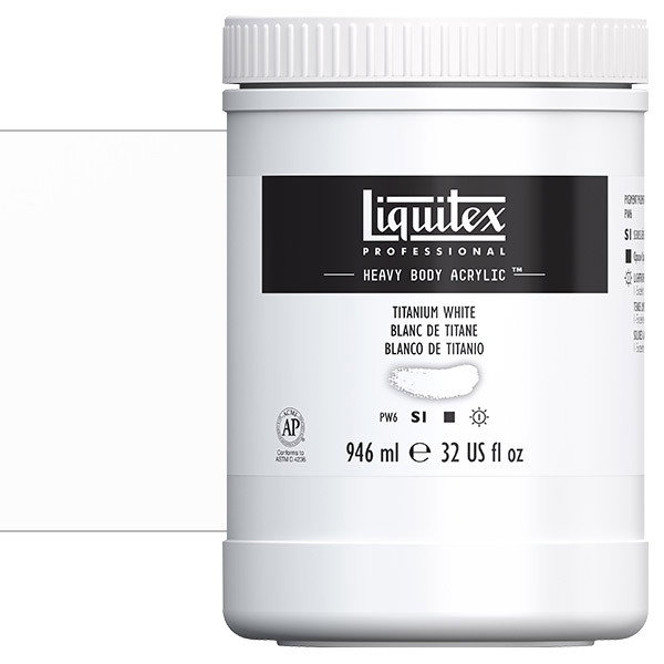 Liquitex Heavy Body 32oz Titanium White - (69401)