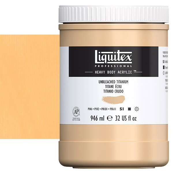 Liquitex Heavy Body 32oz Unbleached Titanium - (74753)