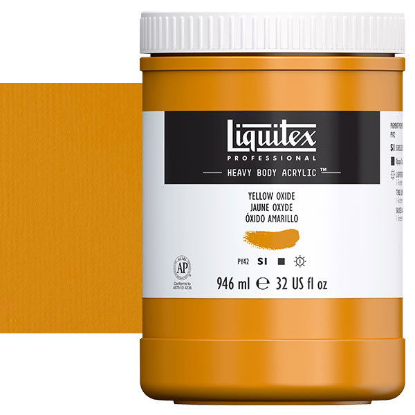 Liquitex Heavy Body 32oz Yellow Oxide - (74754)