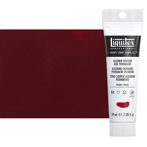 Liquitex Heavy Body Acrylic Alizarin Crimson Hue Permanent 2oz Tube - (3789)