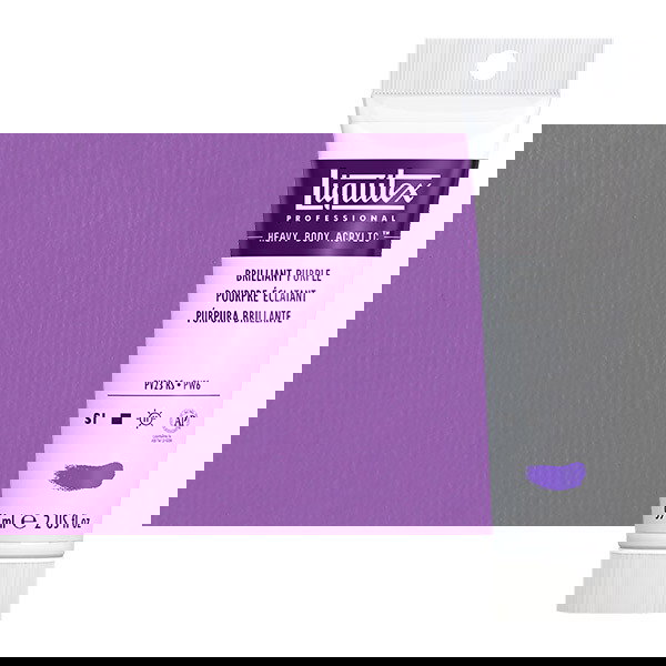 Liquitex Heavy Body Acrylic Brilliant Purple 2oz Tube - (3808)