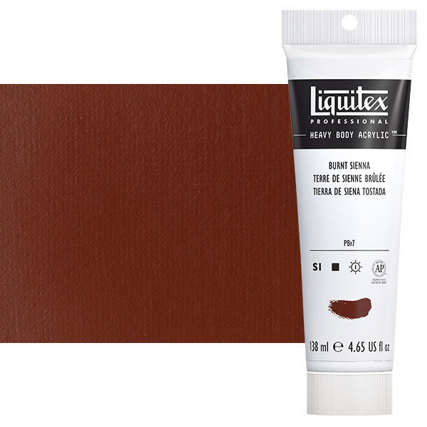 Liquitex Heavy Body Acrylic Burnt Sienna 4.65oz Tube - (3918)