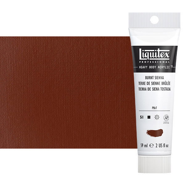 Liquitex Heavy Body Acrylic Burnt Sienna 2oz Tube - (3816)