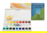 Maries Watercolor 18 Color 1/2 Pan Sketch & Go Maries Watercolor 18 Color 1/2 Pan Sketch & Go