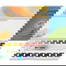 Maries Watercolor 18 Color 1/2 Pan Sketch & Go Maries Watercolor 18 Color 1/2 Pan Sketch & Go