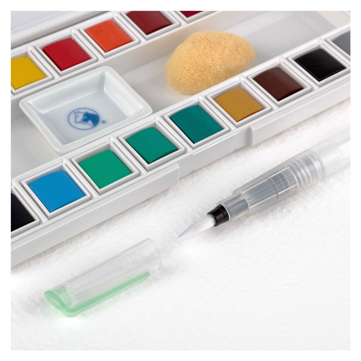 Maries Watercolor 18 Color 1/2 Pan Sketch & Go