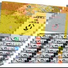Maries Extra Fine Oil Color Set of 18 Colors 12 ml Tubes Maries Extra Fine Oil Color Set of 18 Colors 12 ml Tubes