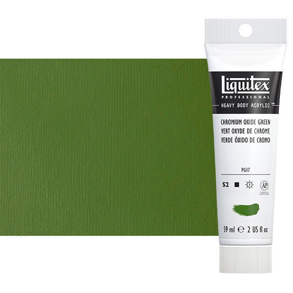 Liquitex Heavy Body Acrylic Chromium Oxide Green 2oz tube - (3834)