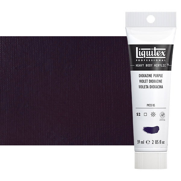 Liquitex Heavy Body Acrylic Dioxazine Purple 2oz Tube - (3842)
