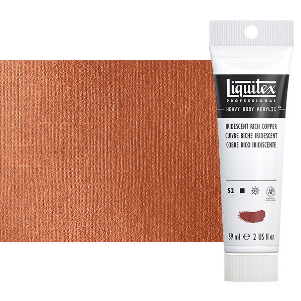 Liquitex Heavy Body Acrylic Iridescent Rich Copper 2oz Tube - (51947)