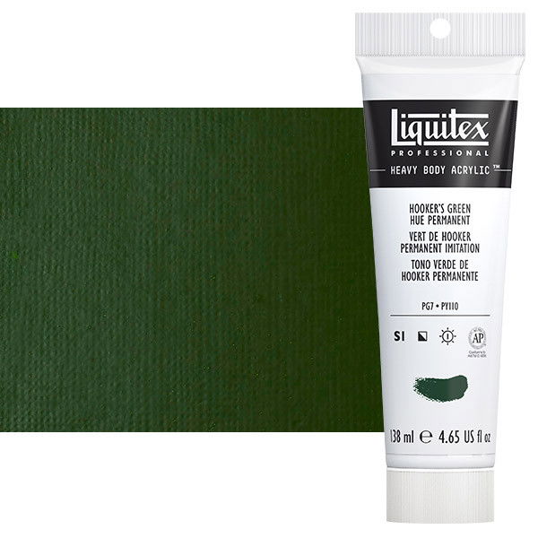 Liquitex Heavy Body Acrylic Hookers Green Hue 4.65oz Tube - (3940)