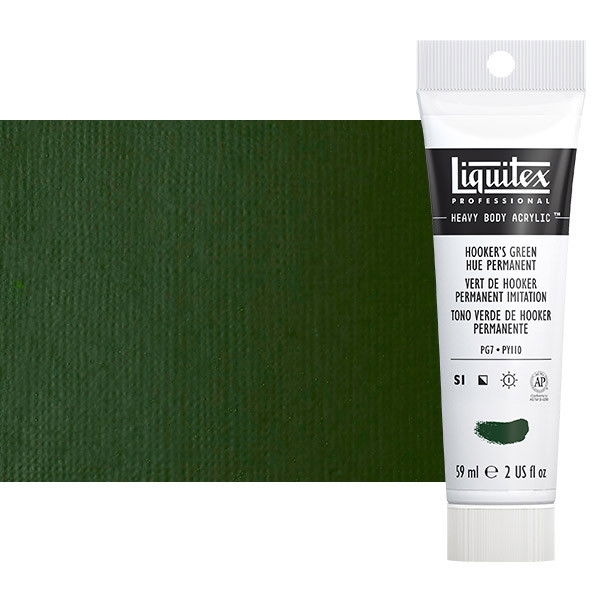 Liquitex Heavy Body Acrylic Hooker Green Hue 2oz Tube - (3846)