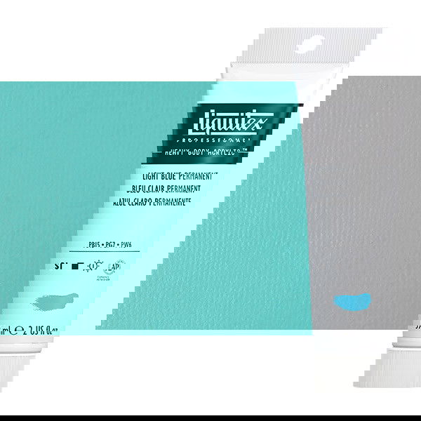 Liquitex Heavy Body Acrylic Light Blue Permanent 2oz Tube - (3878)