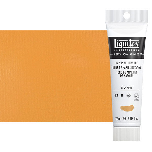 Liquitex Heavy Body Acrylic Naples Yellow Hue 2oz Tube - (36221)