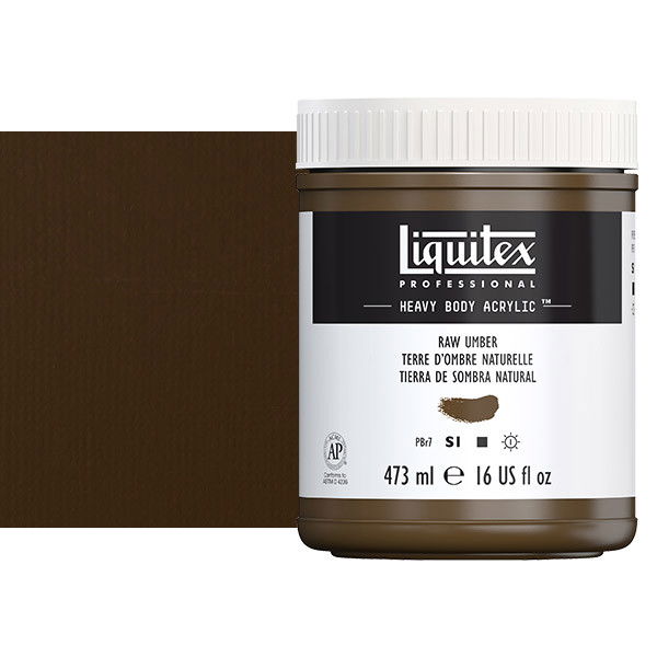 Liquitex Heavy Body Acrylic Paint 16oz Raw Umber - (200029964)