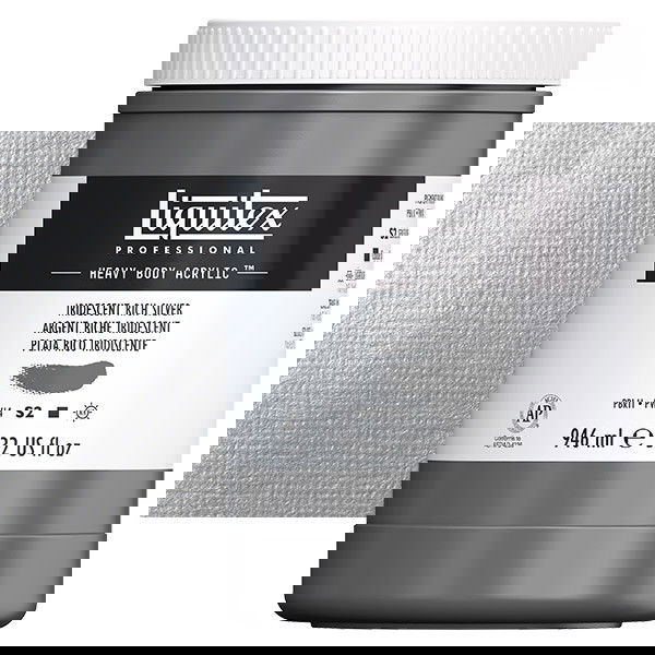 Liquitex Heavy Body Acrylic Paint 32oz Iridescent Rich Silver - (200029976)