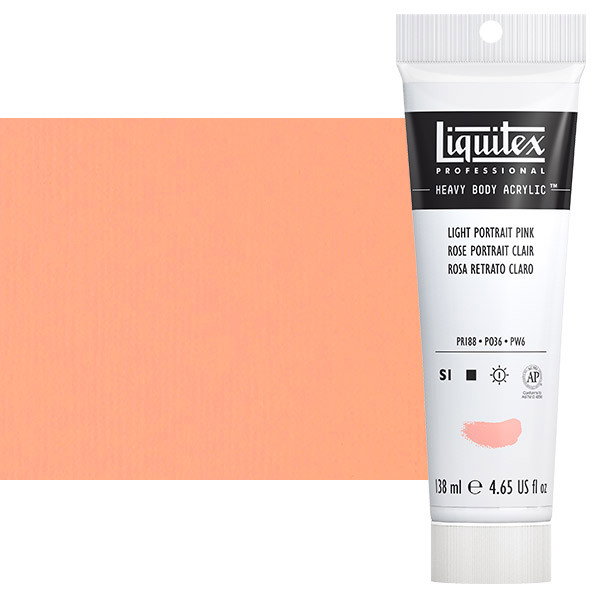 Liquitex Heavy Body Acrylic Paint 4.65oz Light Portrait Pink - (200029942)