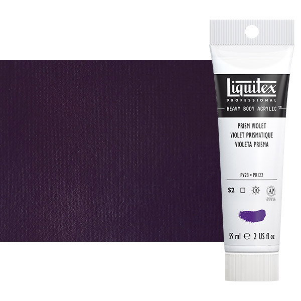 Liquitex Heavy Body Acrylic Prism Violet 2oz Tube - (3884)