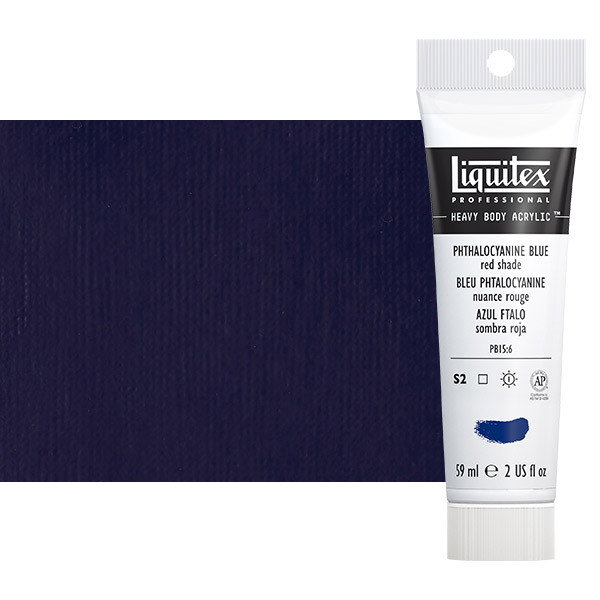 Liquitex Heavy Body Acrylic Phthalo Blue Red Shade 2oz Tube - (69375)