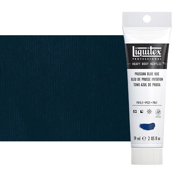 Liquitex Heavy Body Acrylic Prussian Blue Hue 2oz Tube - (36222)