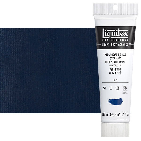 Liquitex Heavy Body Acrylic Phthalo Blue 4.65oz Tube - (3958)
