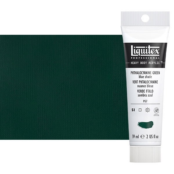 Liquitex Heavy Body Acrylic Phthalo Green Blue Shade 2oz Tube - (3882)