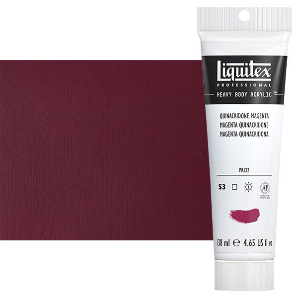 Liquitex Heavy Body Acrylic Quinacridone Magenta 4.65oz Tube - (3916)