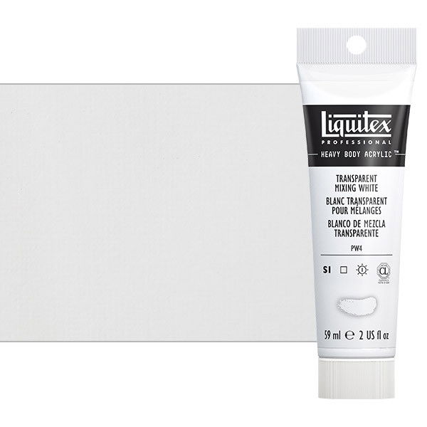 Liquitex Heavy Body Acrylic Transparent Mixing White 2oz Tube - (51941)