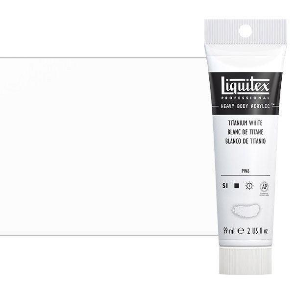 Liquitex Heavy Body Acrylic Titanium White 2oz Tube - (3894)