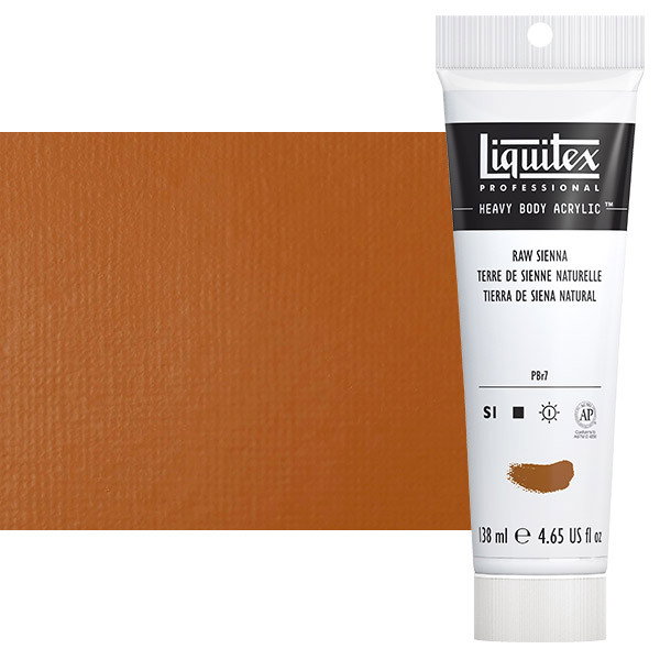 Liquitex Heavy Body Acrylic Raw Sienna 4.65oz tube - (3962)